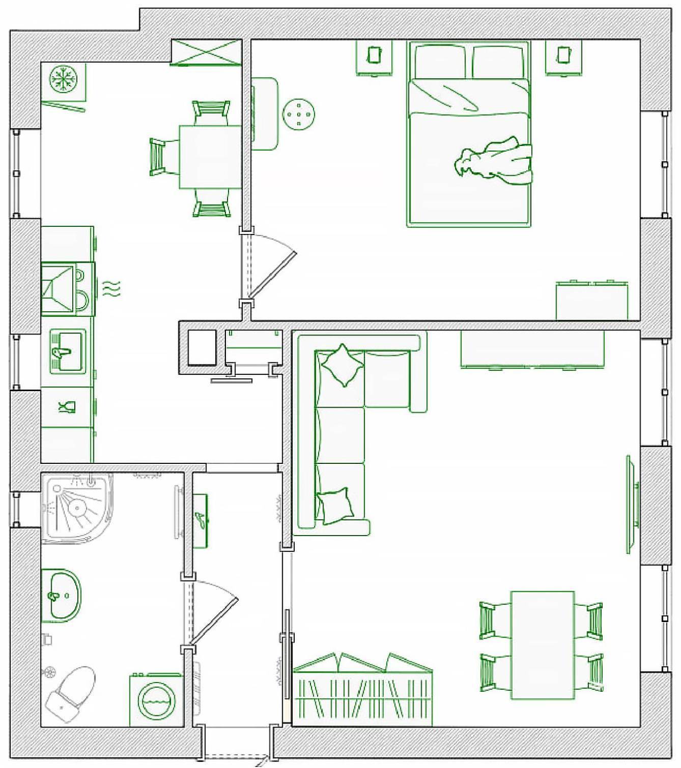 2-Room Apartment In The City Center Poznan Exterior photo